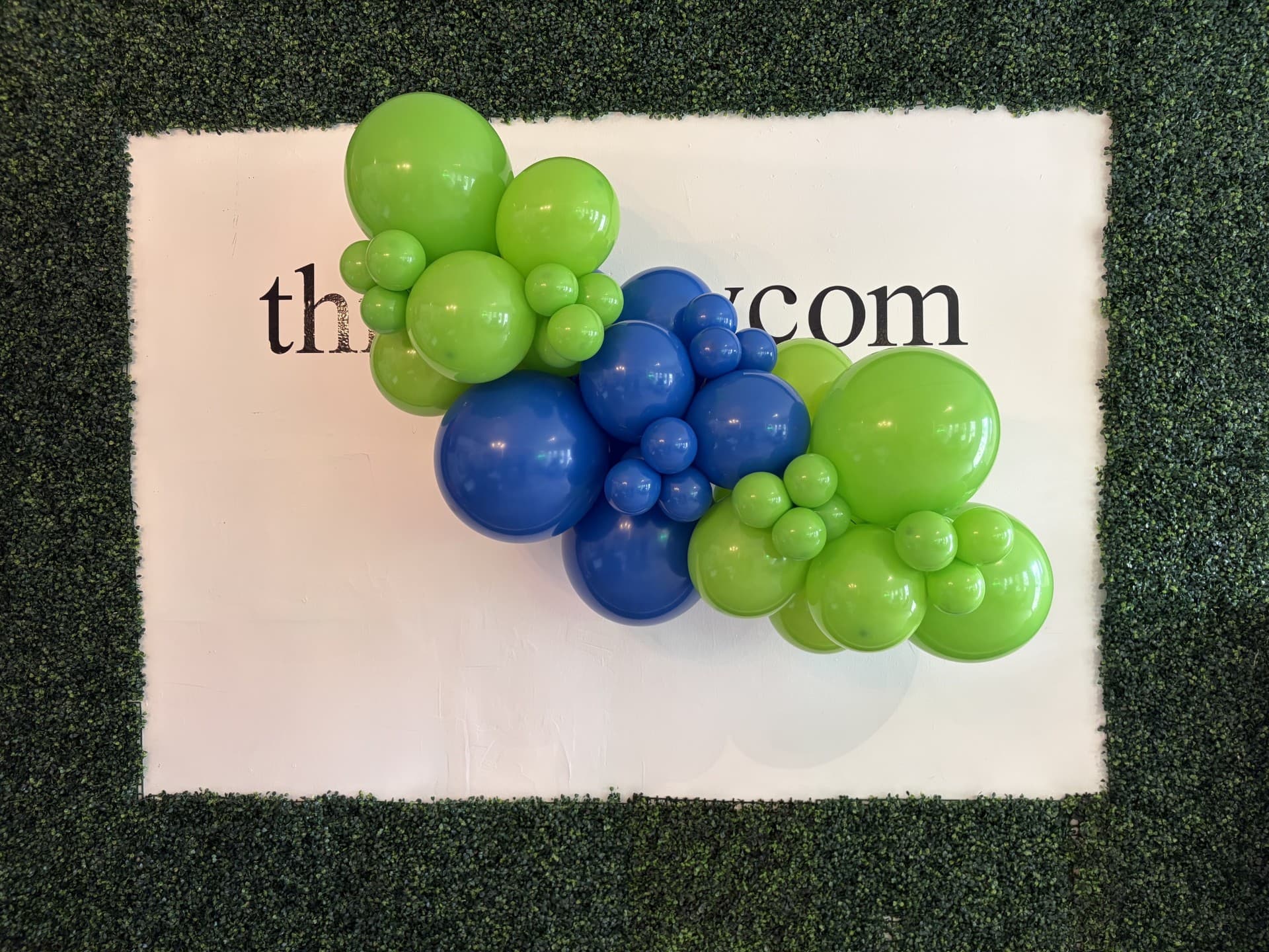 Installed Balloon Garland β 6 ft